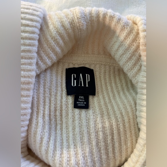 GAP CashSoft Shaker-Stitch Sweater Hoodie XXL tall - Picture 5 of 7